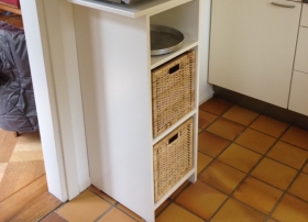 Kast in kleur van bestaande keuken