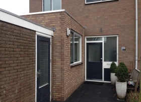 Nieuwe situatie voorkant huis